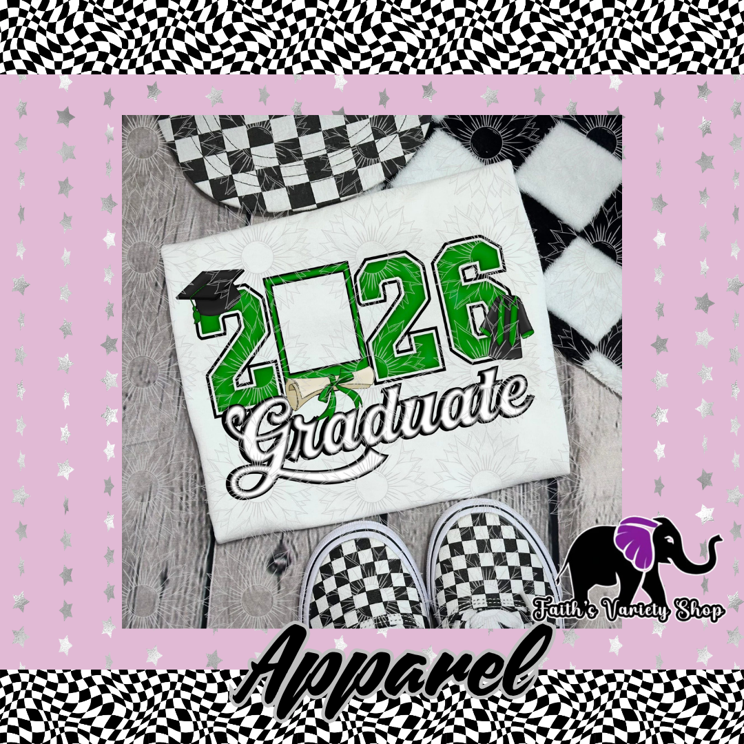 Green 2026 Graduate Apparel