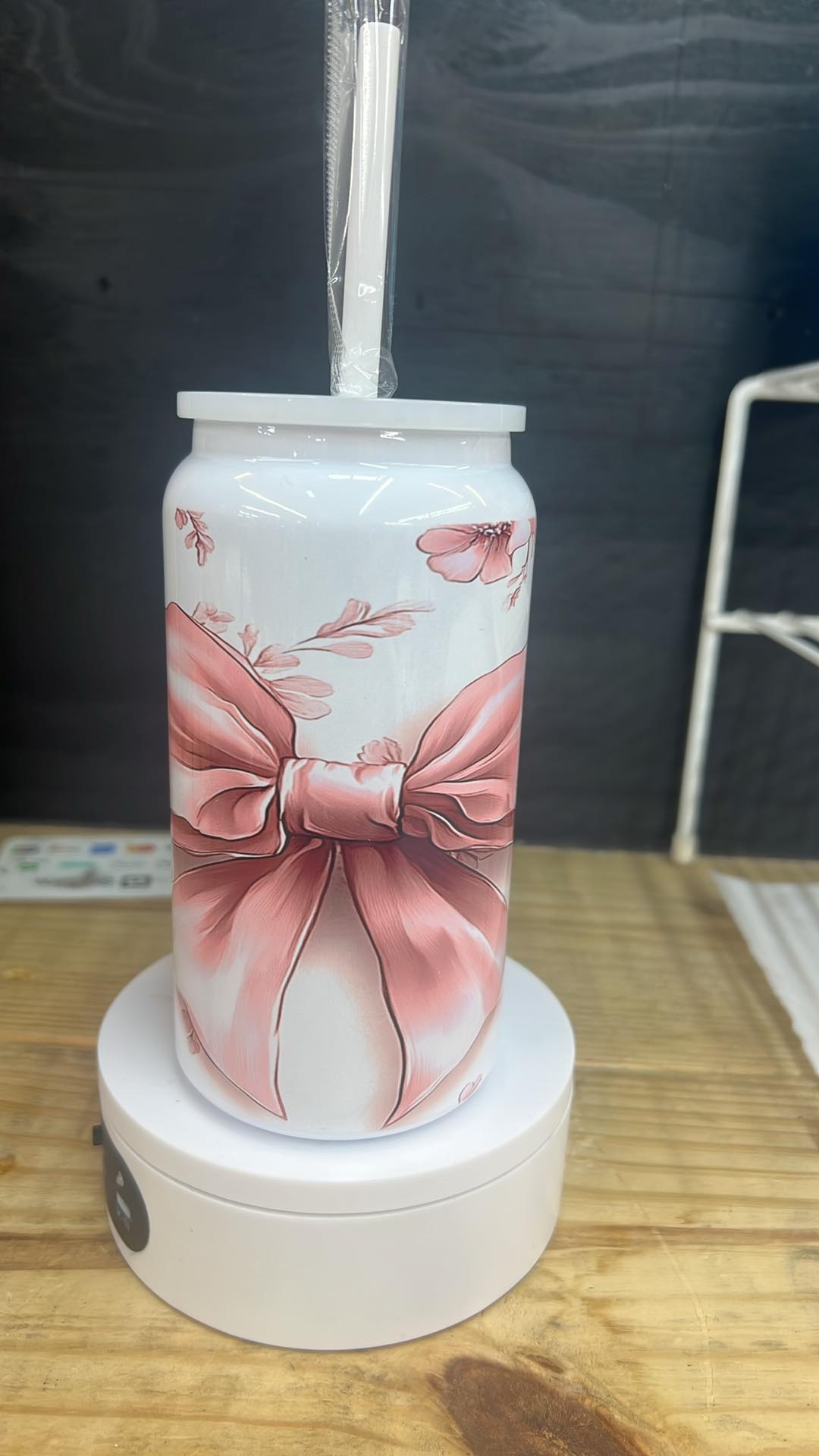 16oz Libby cup with Stainless Steel Metal