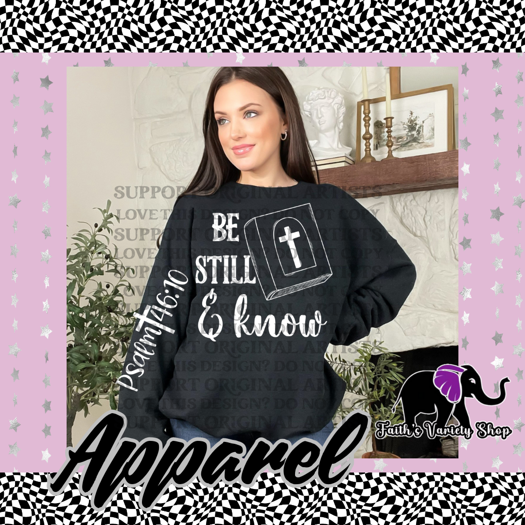 Be Still Adult Sweater