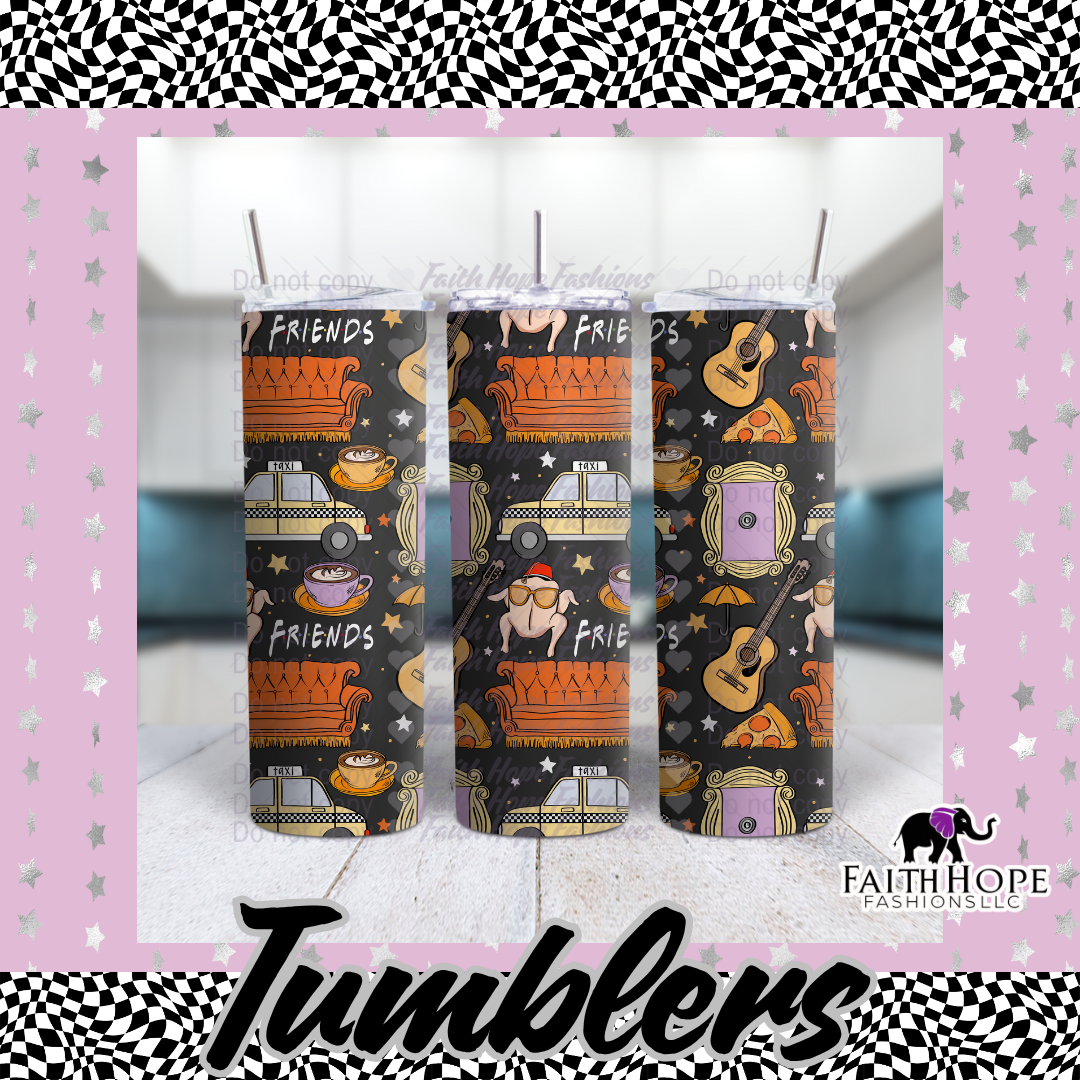 Black Friendsgiving 20oz Tumbler