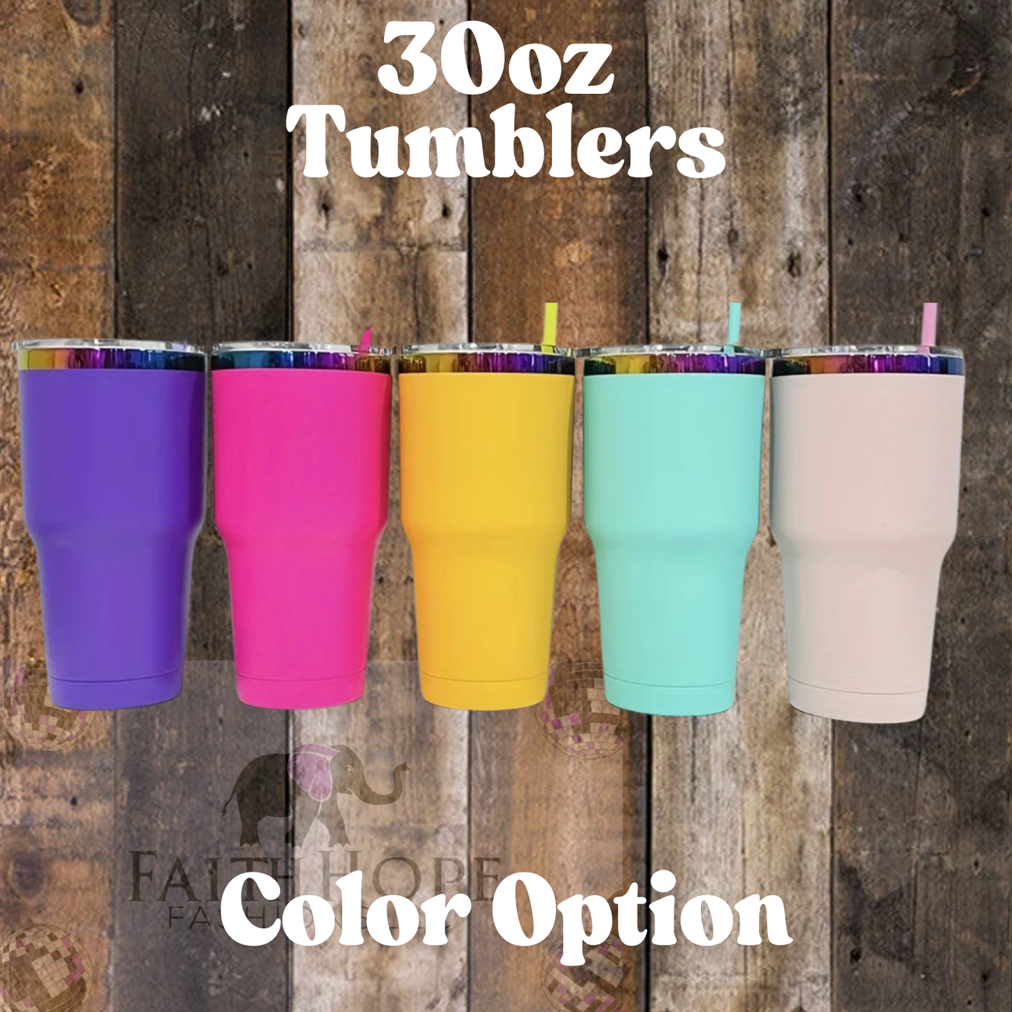 30oz laser engraved chicken ombre underneath tumbler
