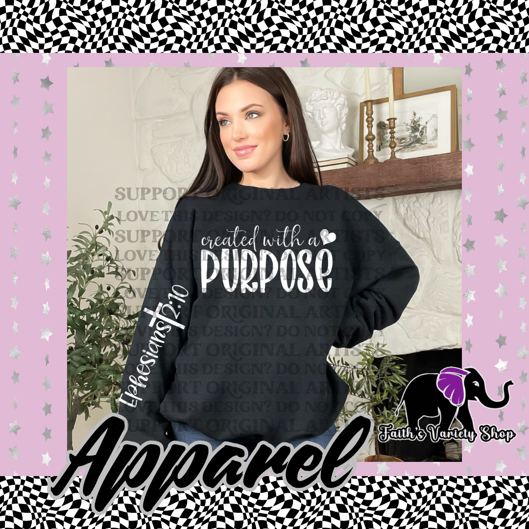 Created With A Purpose Adult Sweater
