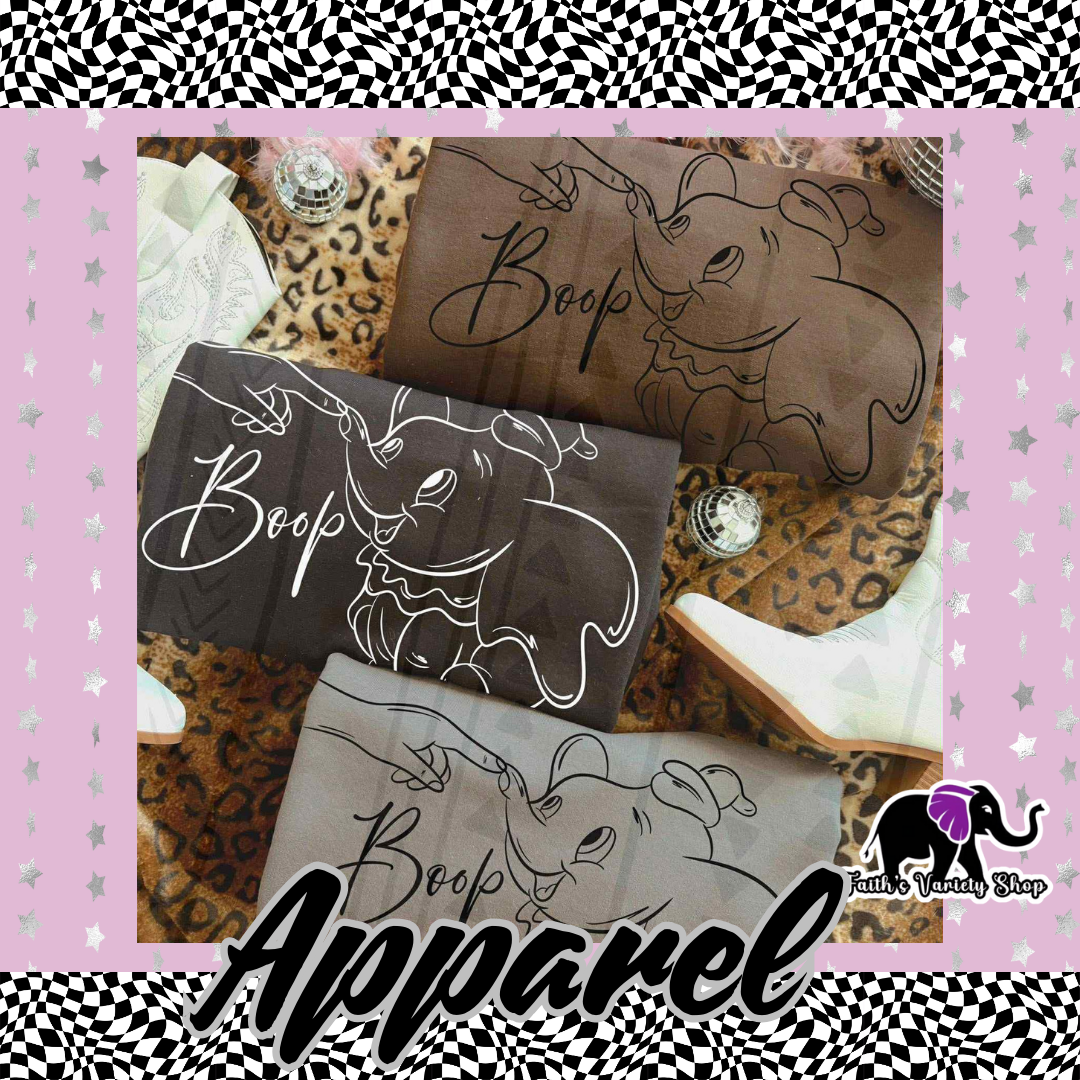 Elephant Boop Adult Shirt