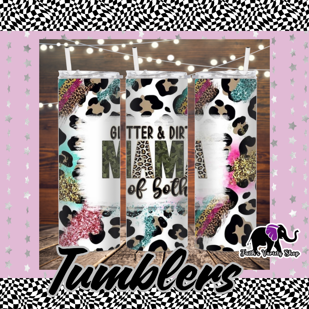 Leopard Mama of Both 20oz Tumbler