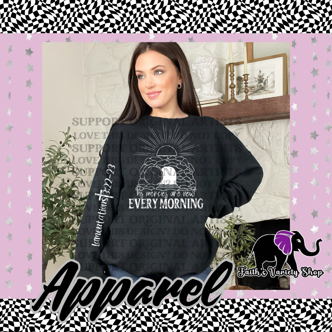 Mercies New Every Morning Adult Sweater