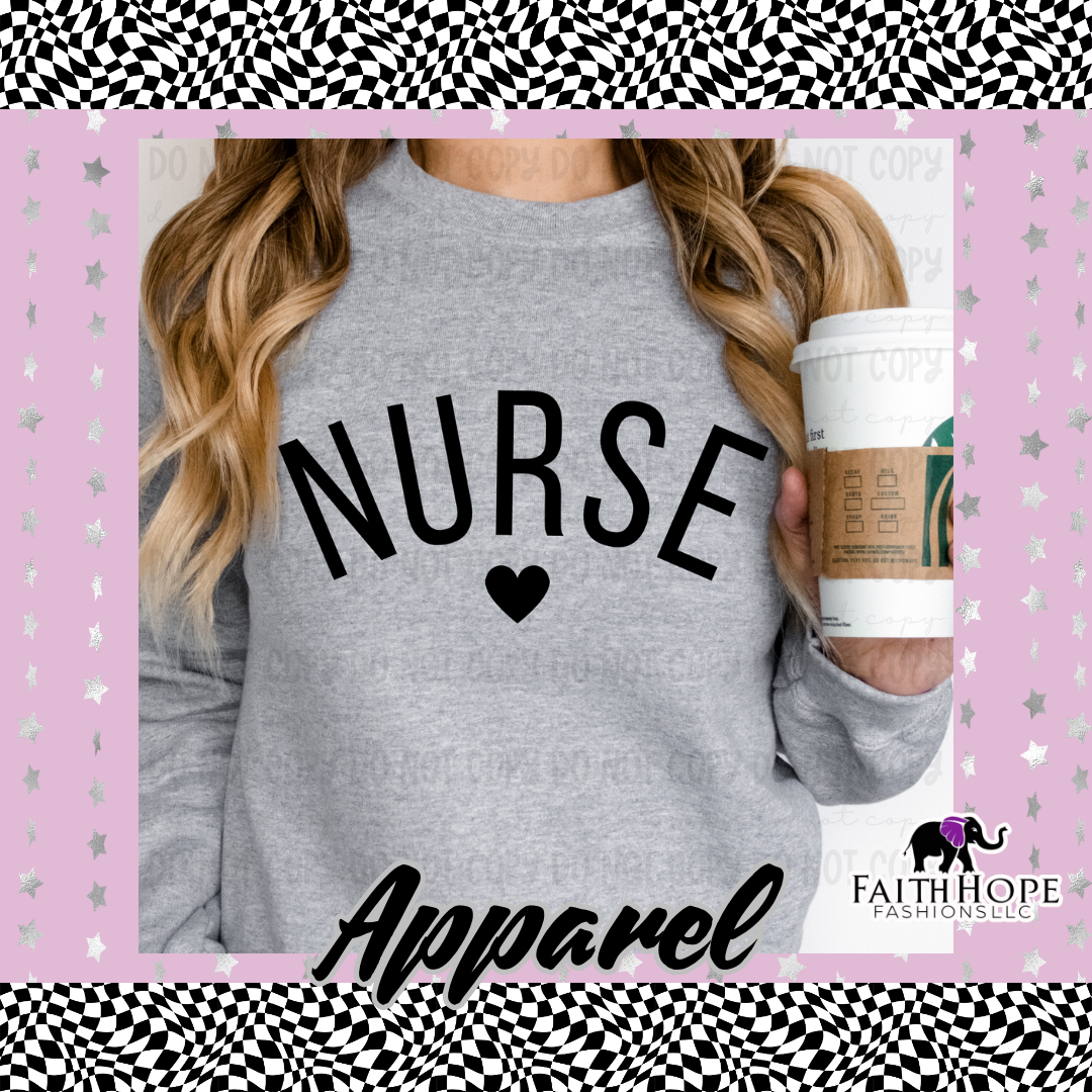 Nurse Heart Adult Sweater