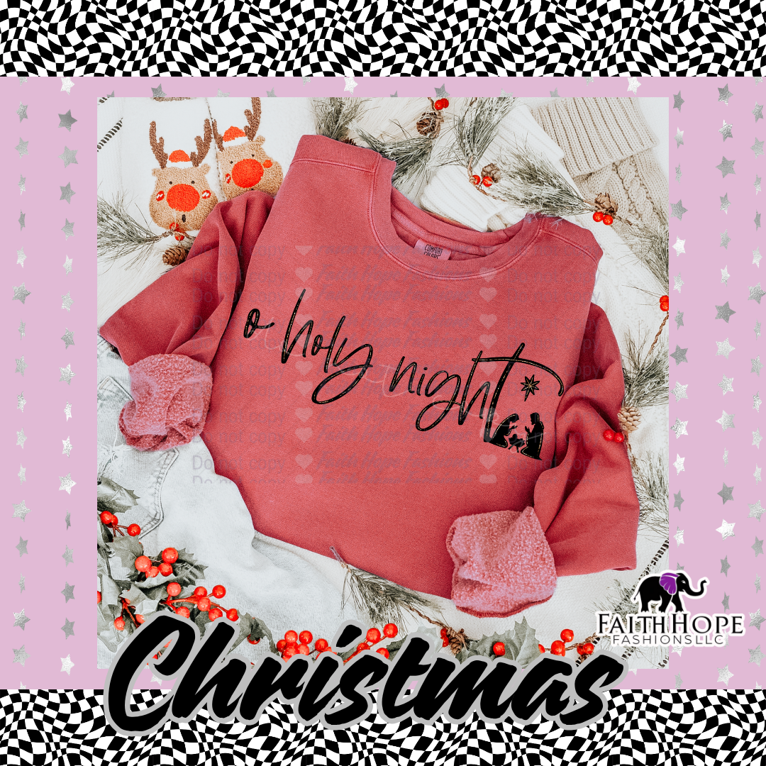 O Holy Night Adult Sweater
