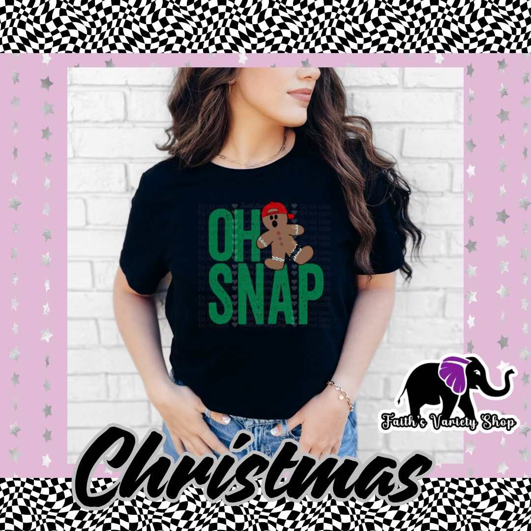 Oh Snap Boy Adult T Shirt