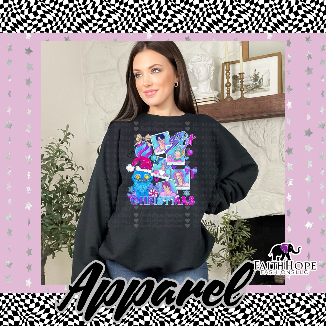 Saja Polaroid Adult Sweater