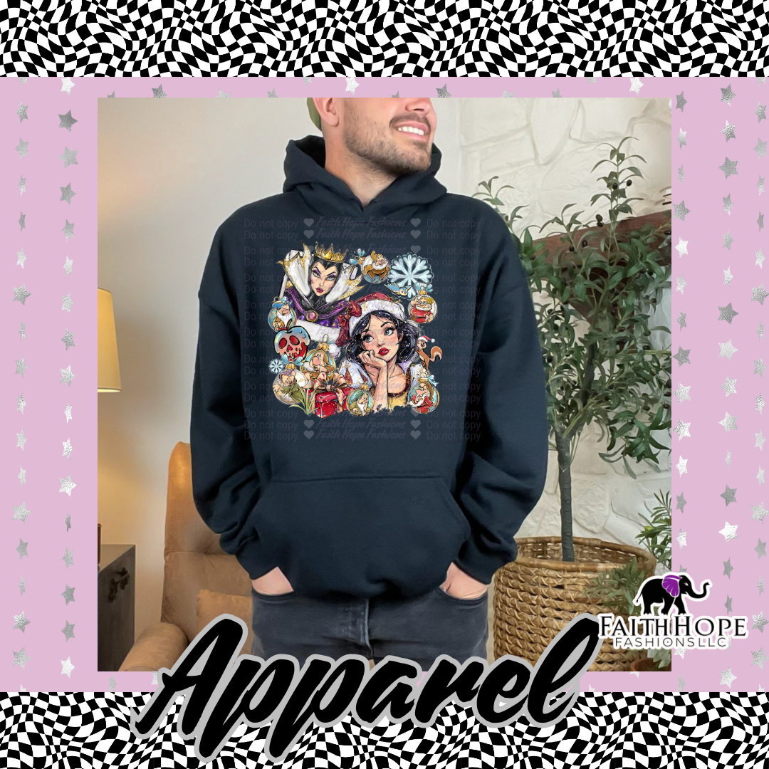 Snow White Polaroid Adult Hoodie