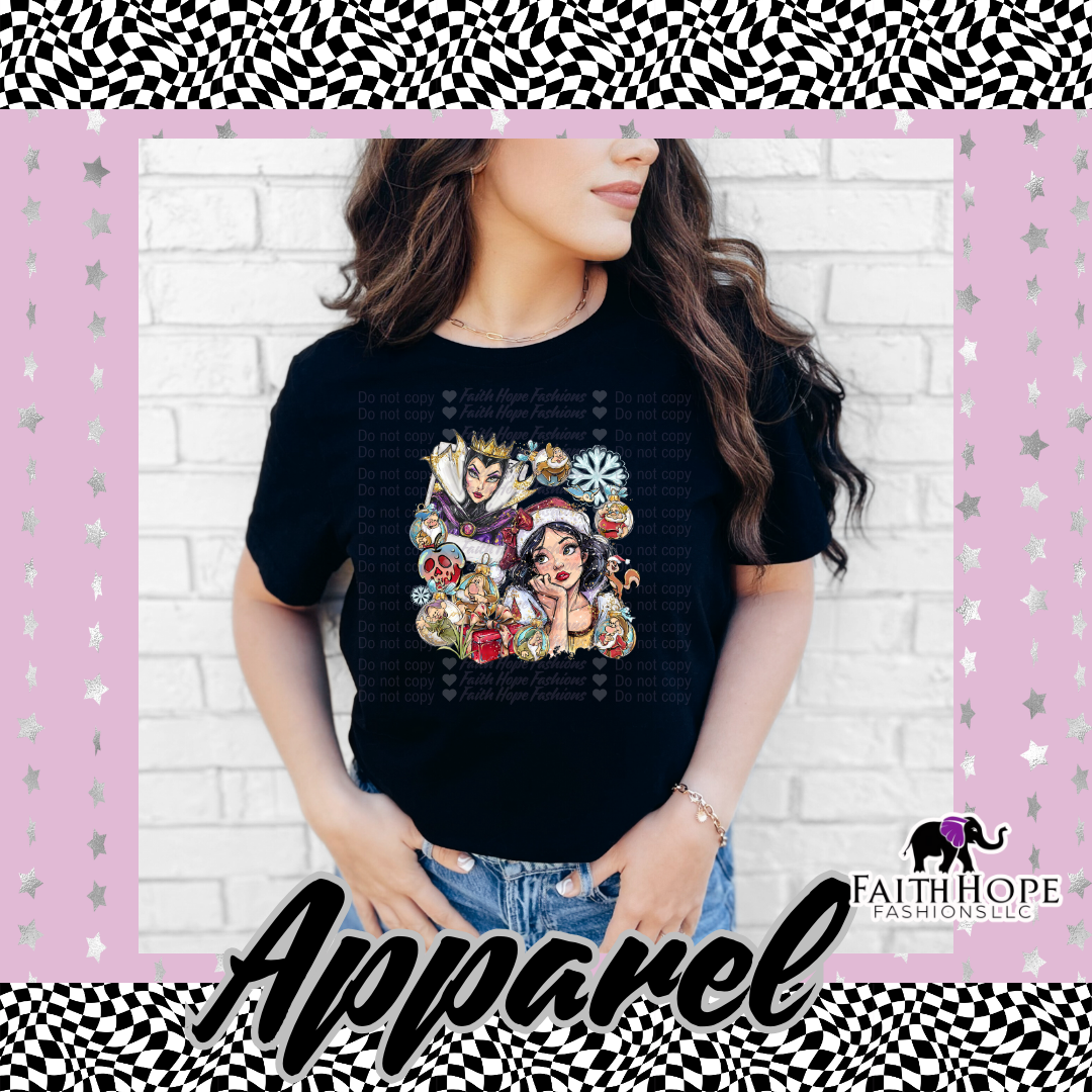 Snow White Polaroid Adult T Shirt