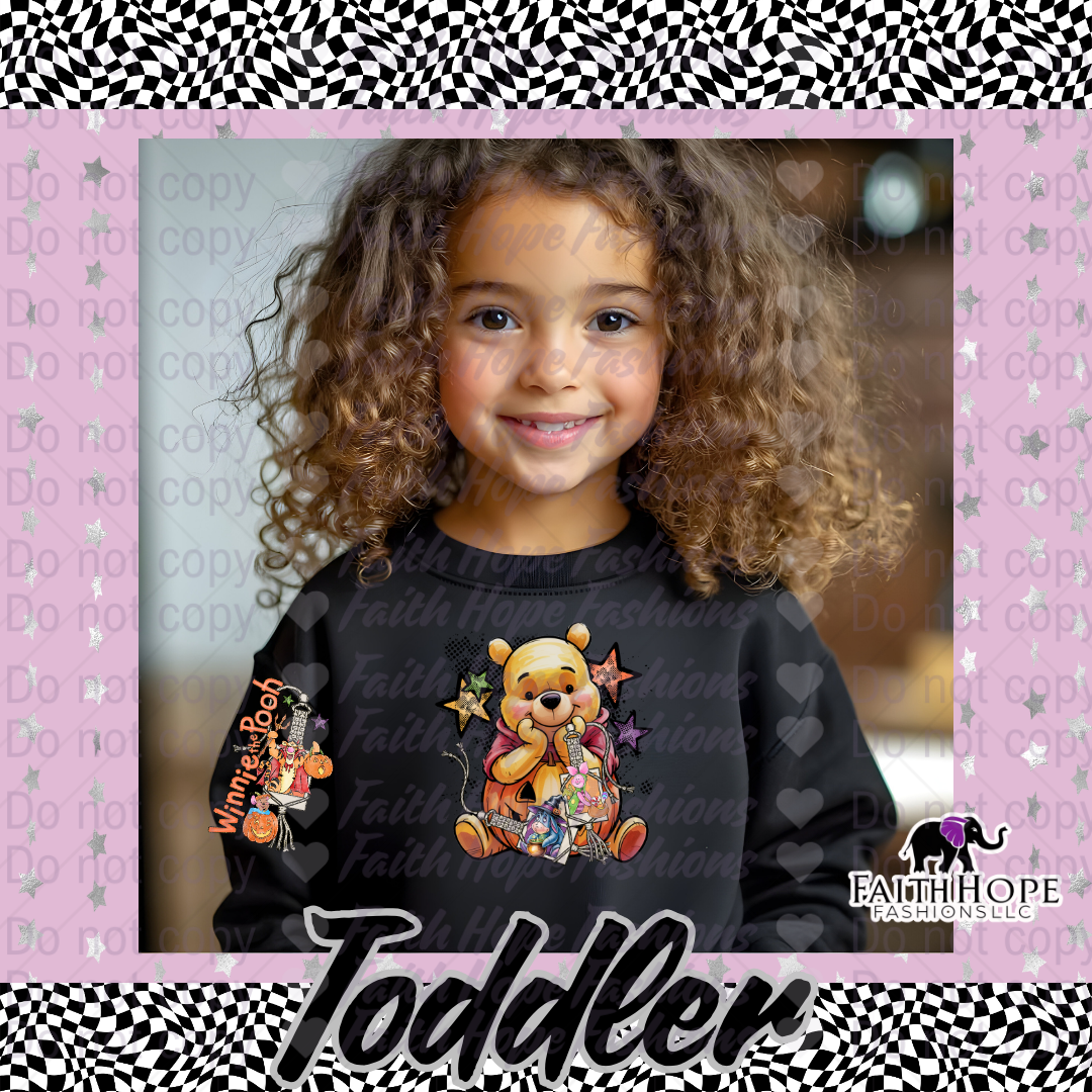 Halloween Bear Toddler Sweater