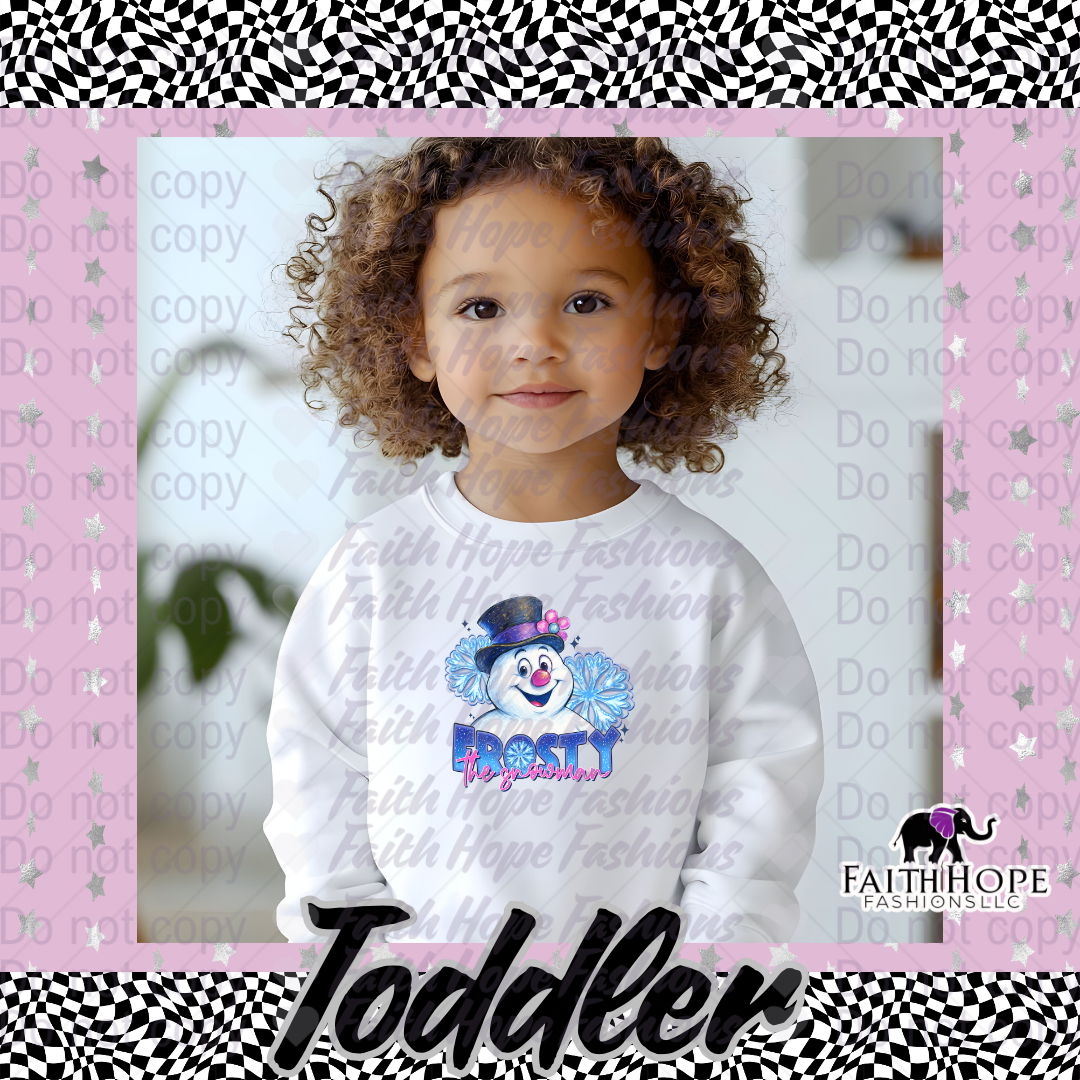 Snowman Frosty Toddler Sweater