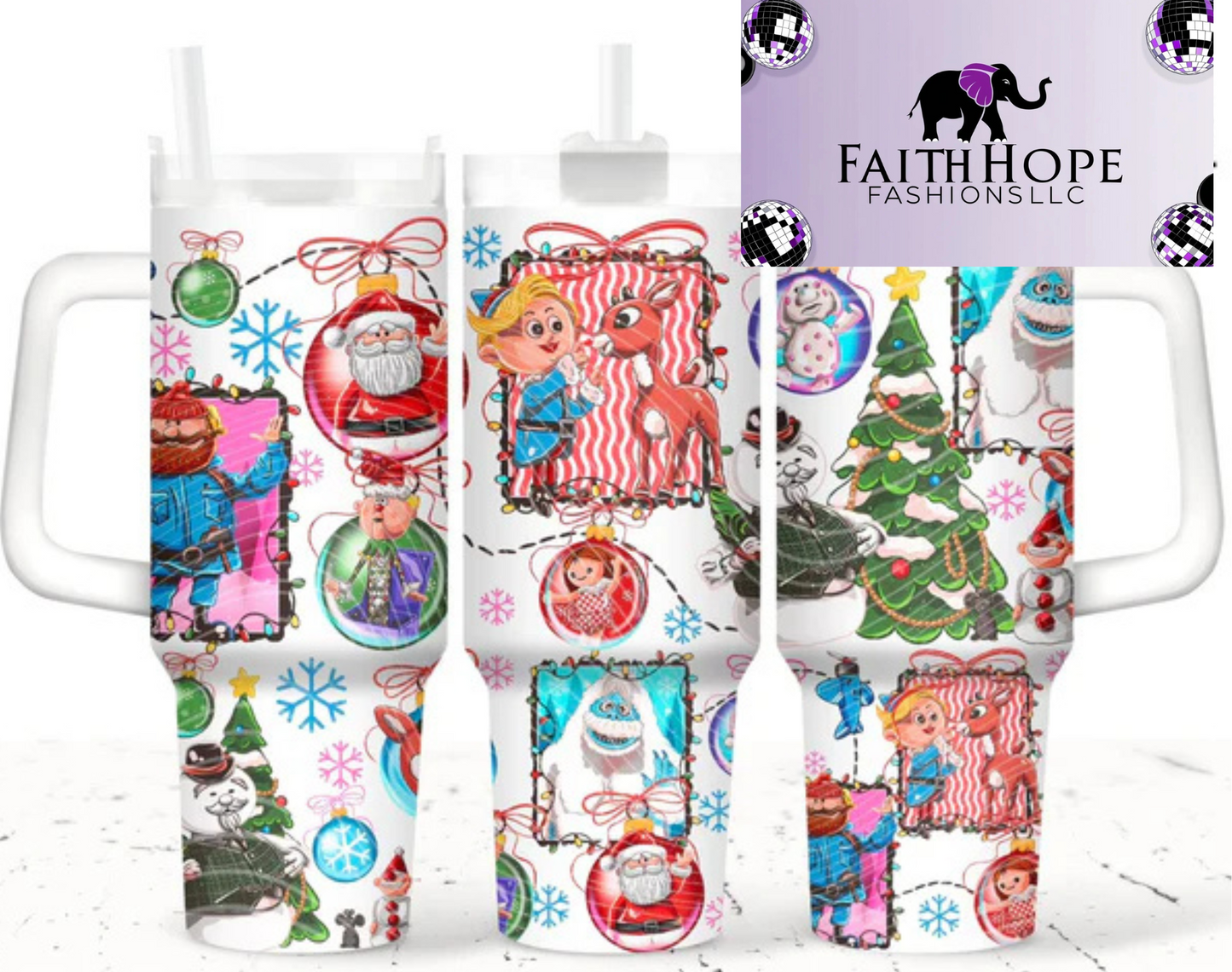 Christmas Characters 40oz Tumbler