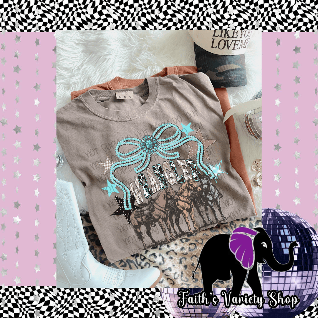 Bow Wrangler with Horses Apparel