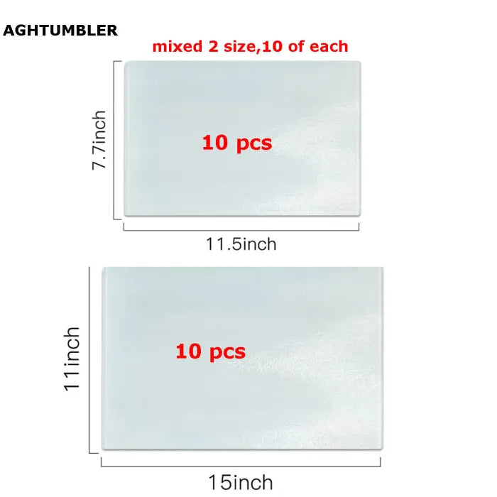 Glass Cutting boards for sublimation