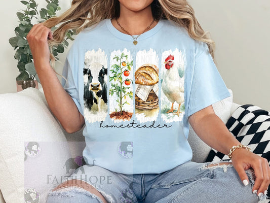 Brushstroke Farm Animals Homesteader Apparel