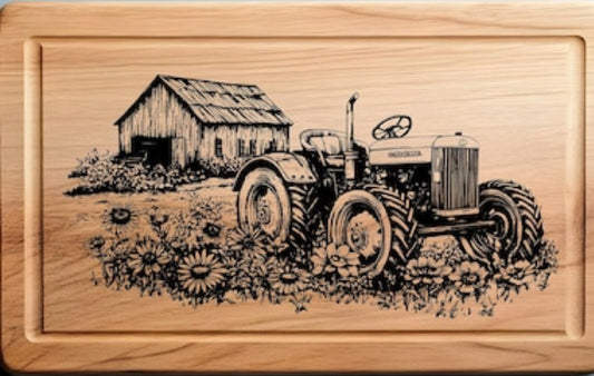 Tractor cutting board