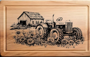 Tractor cutting board