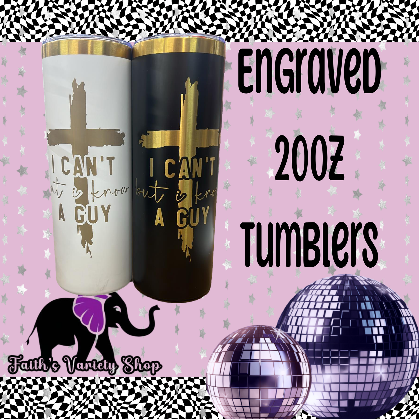 I Can’t, But I Know A Guy Engraved 20oz Tumbler