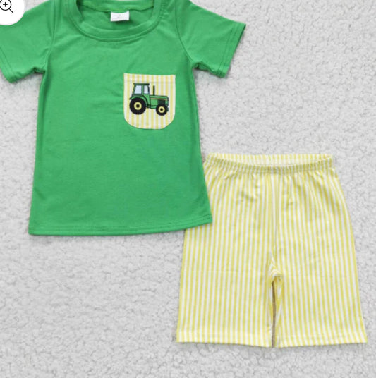 Boys Tractor set Kids Boutique