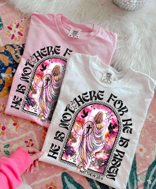He is not here he is risen Tshirts
