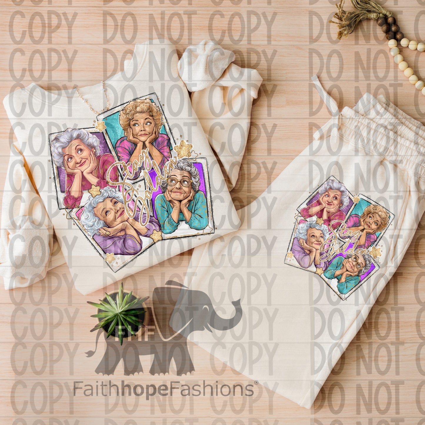 Stay Golden Jogger Set