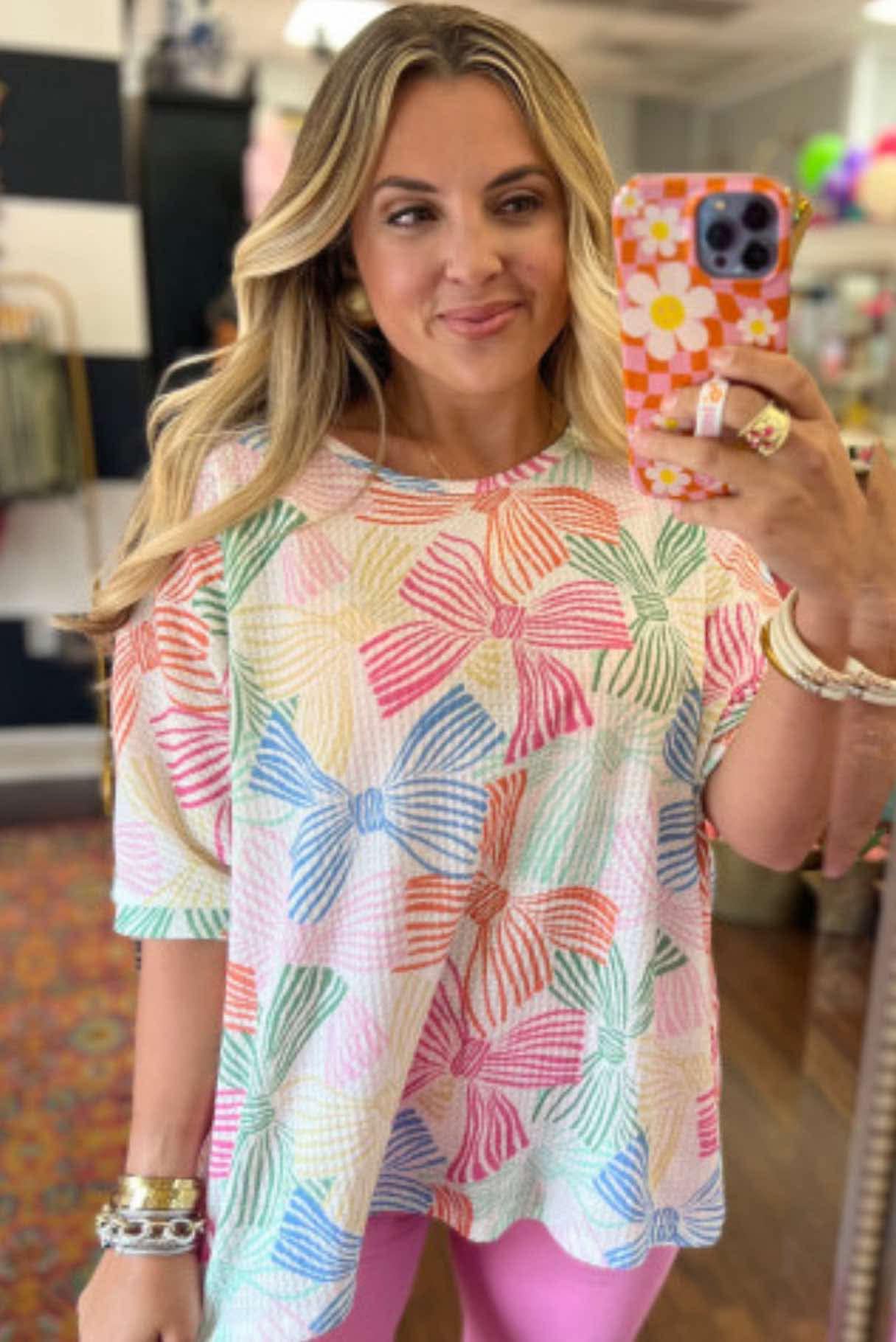 Women's Boutique Bow shirt