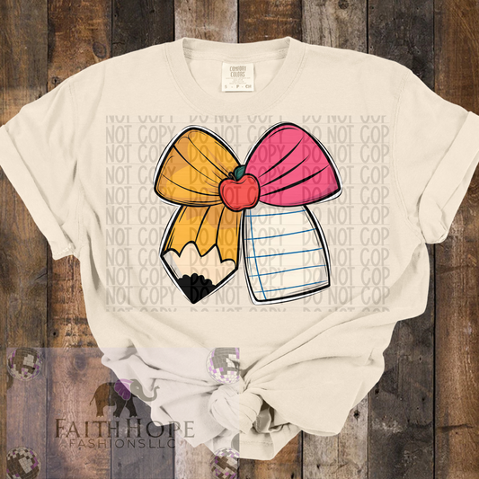Teacher Bow T-shirt!