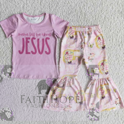 love Like Jesus pink Kids outfit