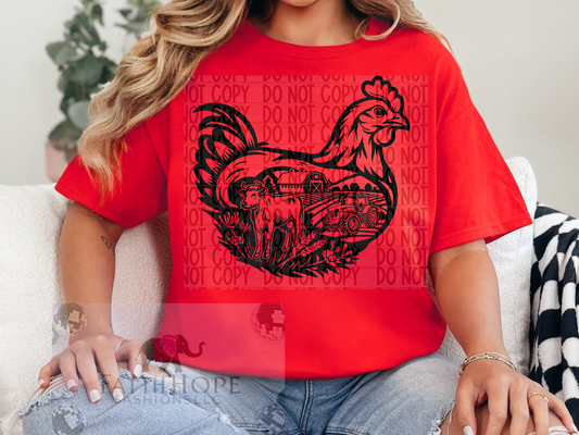 Hoimestead chicken T-shirt