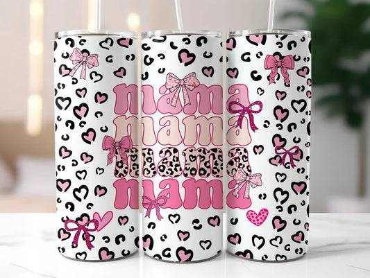 Mama Mama Mama Bow Tumbler
