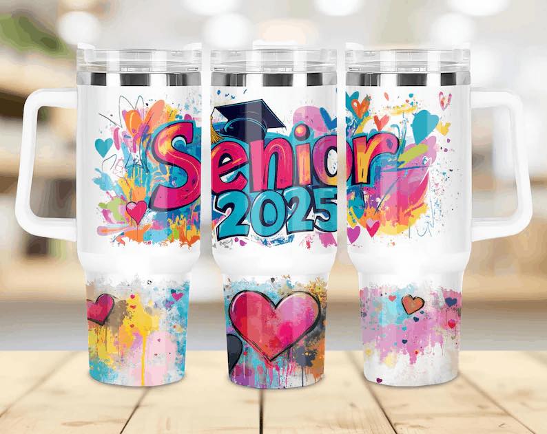 Senior 2025 40oz tumbler