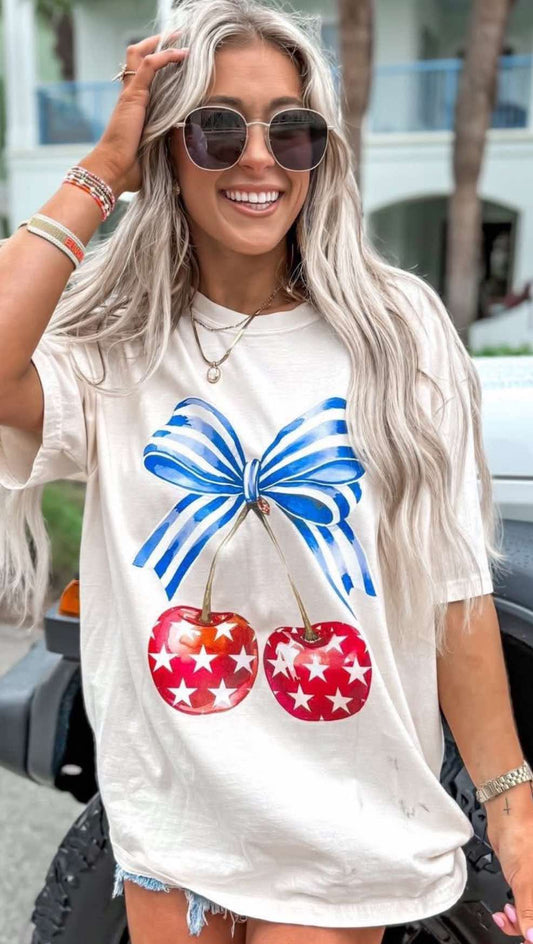 Bow and Cherry shirt