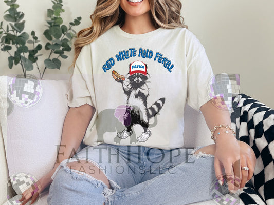 Red white Feral adult