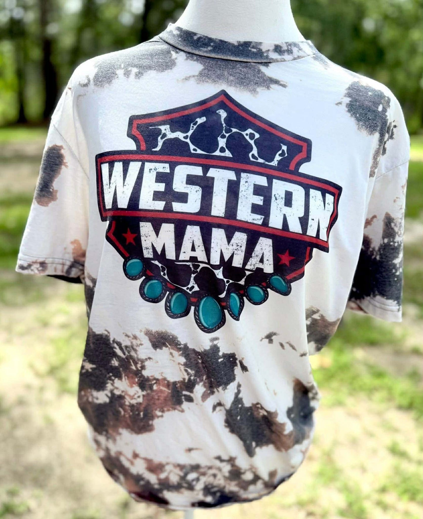 Western Mama Bleached Shirt