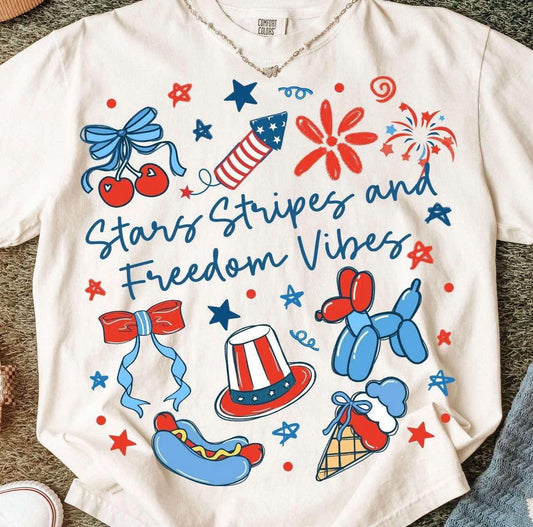 Starts Stripes and Freedom Vibes