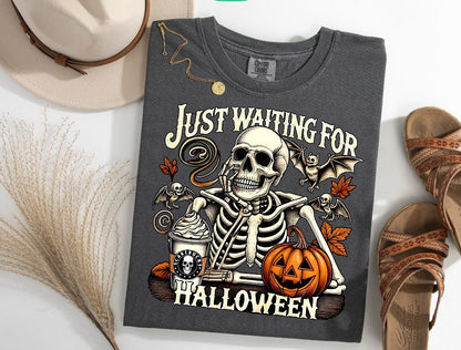 Just Waiting On Halloween Wholesale Shirts