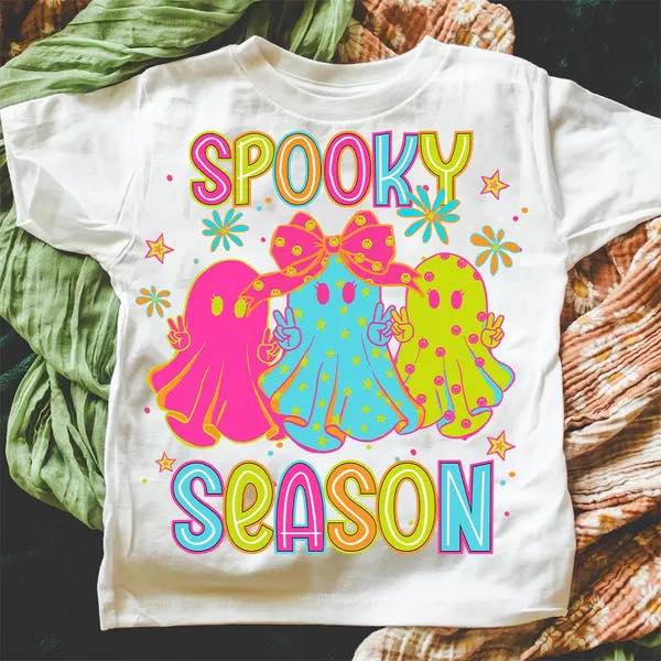 Spooky Season Neon Wholesale Shirts