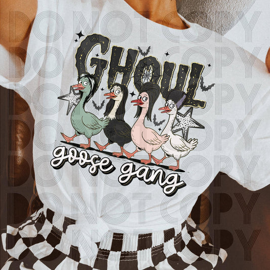 Ghoul Goose Gang DTF Print.