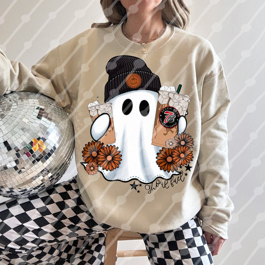 Ghostly Drink DTF/Sublimation Print