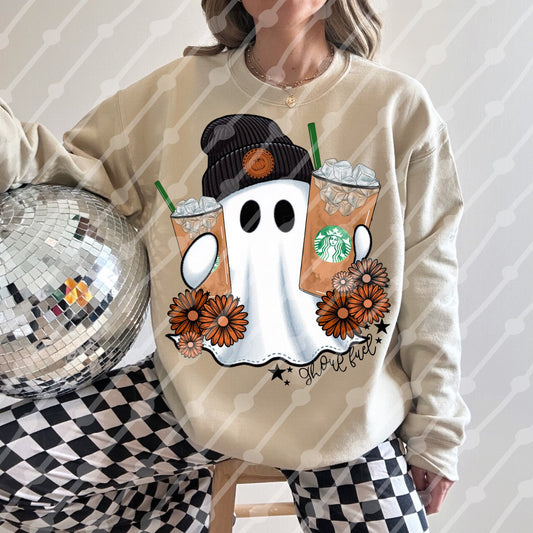 Ghostly Drink DTF/sublimation Print