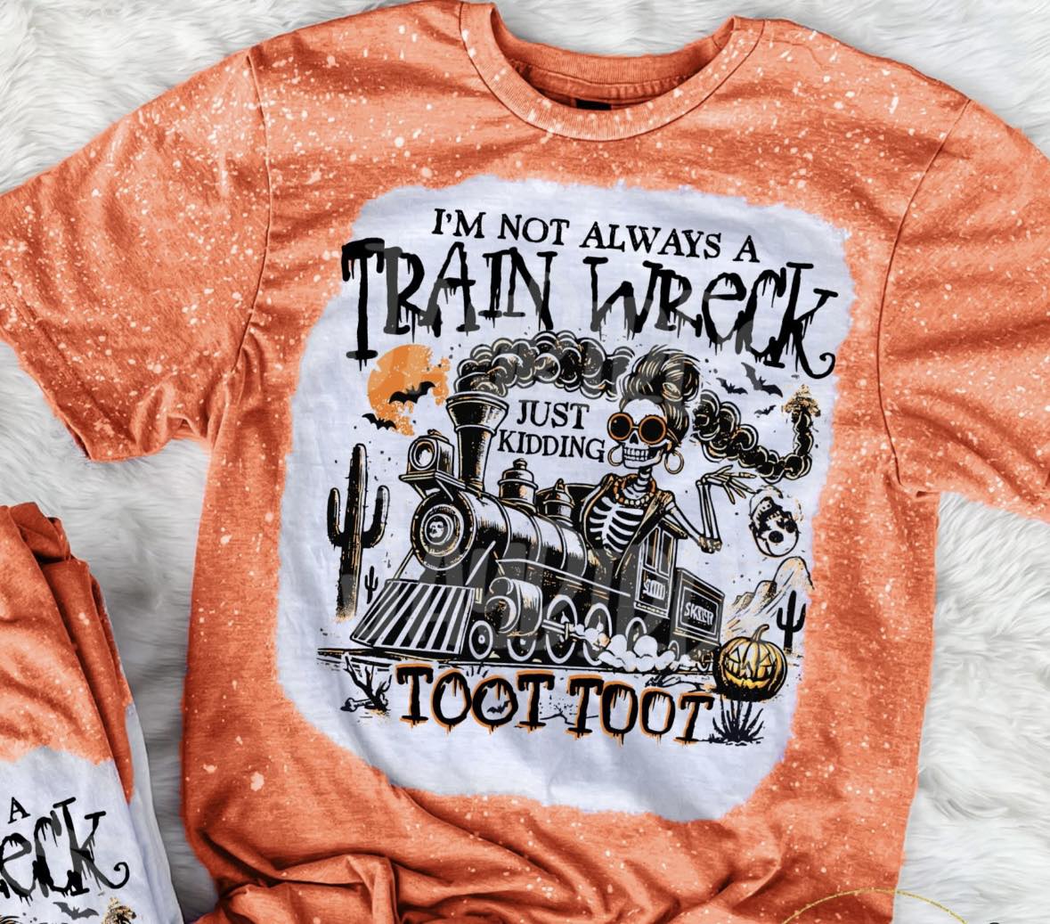 Train wreck T-shirt