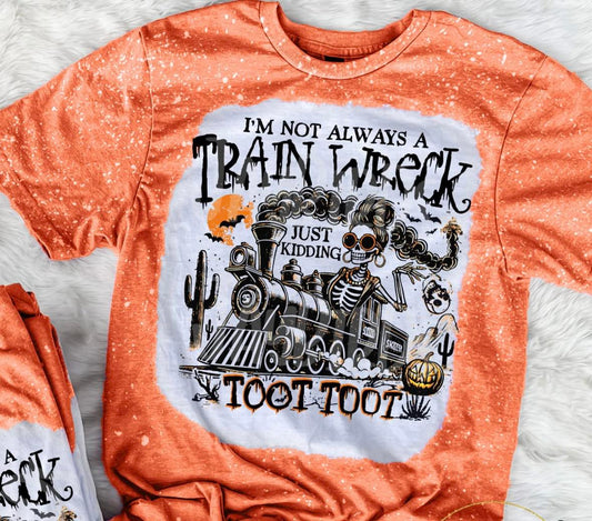 Train wreck T-shirt