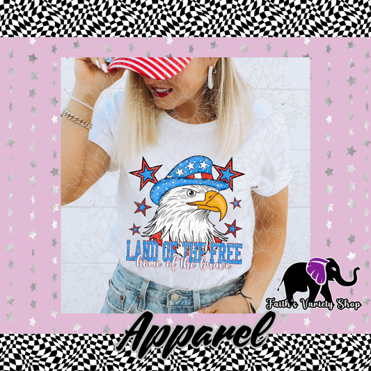 Land of the Free Eagle Apparel