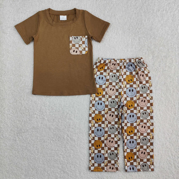 Smilie Face Boys Lounge set