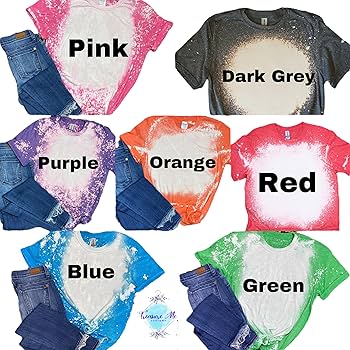 Bleached Blank T-shirts for Crafters T-shirts