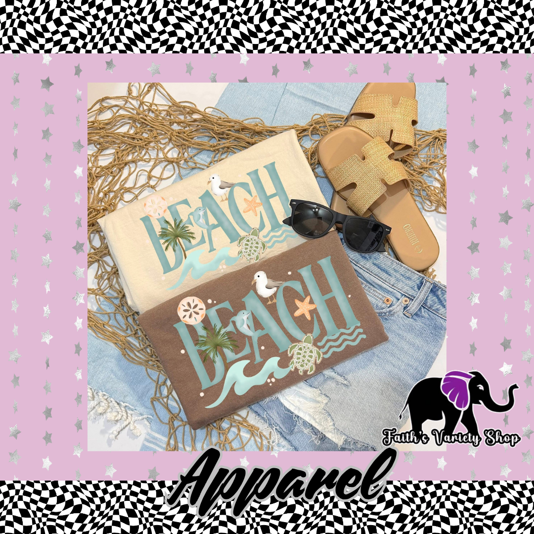 Beach Collage Apparel