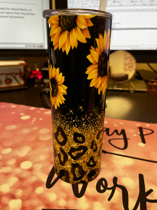 20oz Sunflower Tumbler