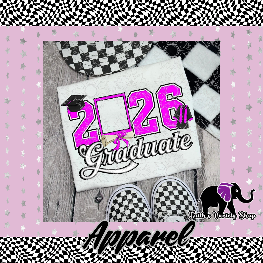 Pink 2026 Graduate Apparel